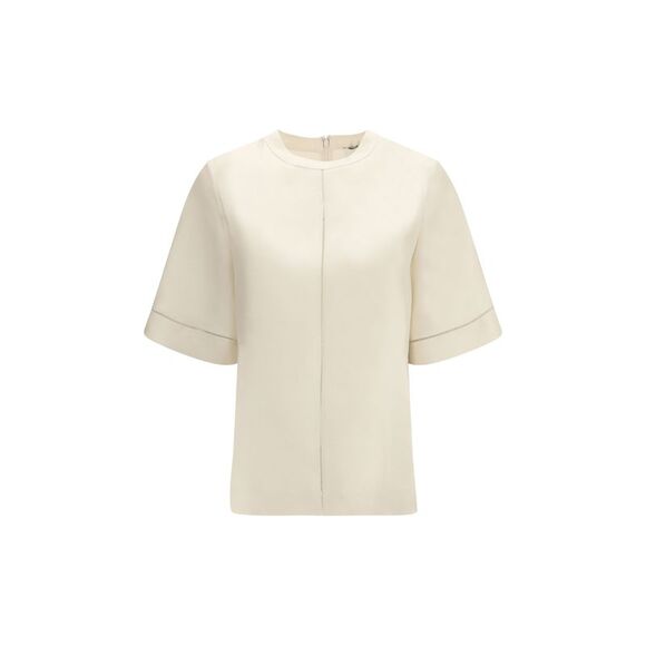 Loulou De Saison Women Havana Silk T-Shirt